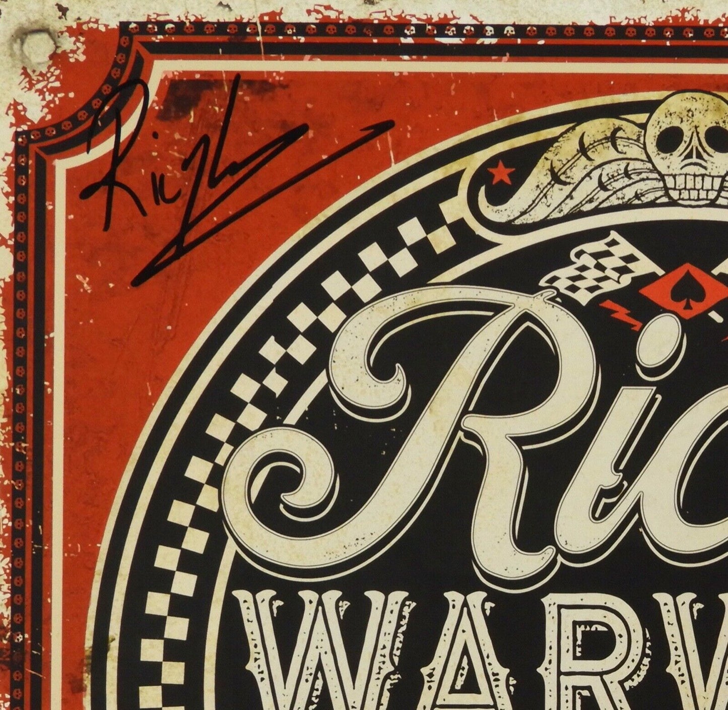 Ricky Warwick JSA Signed Autograph Album Record Vinyl LP When Life Was Hard