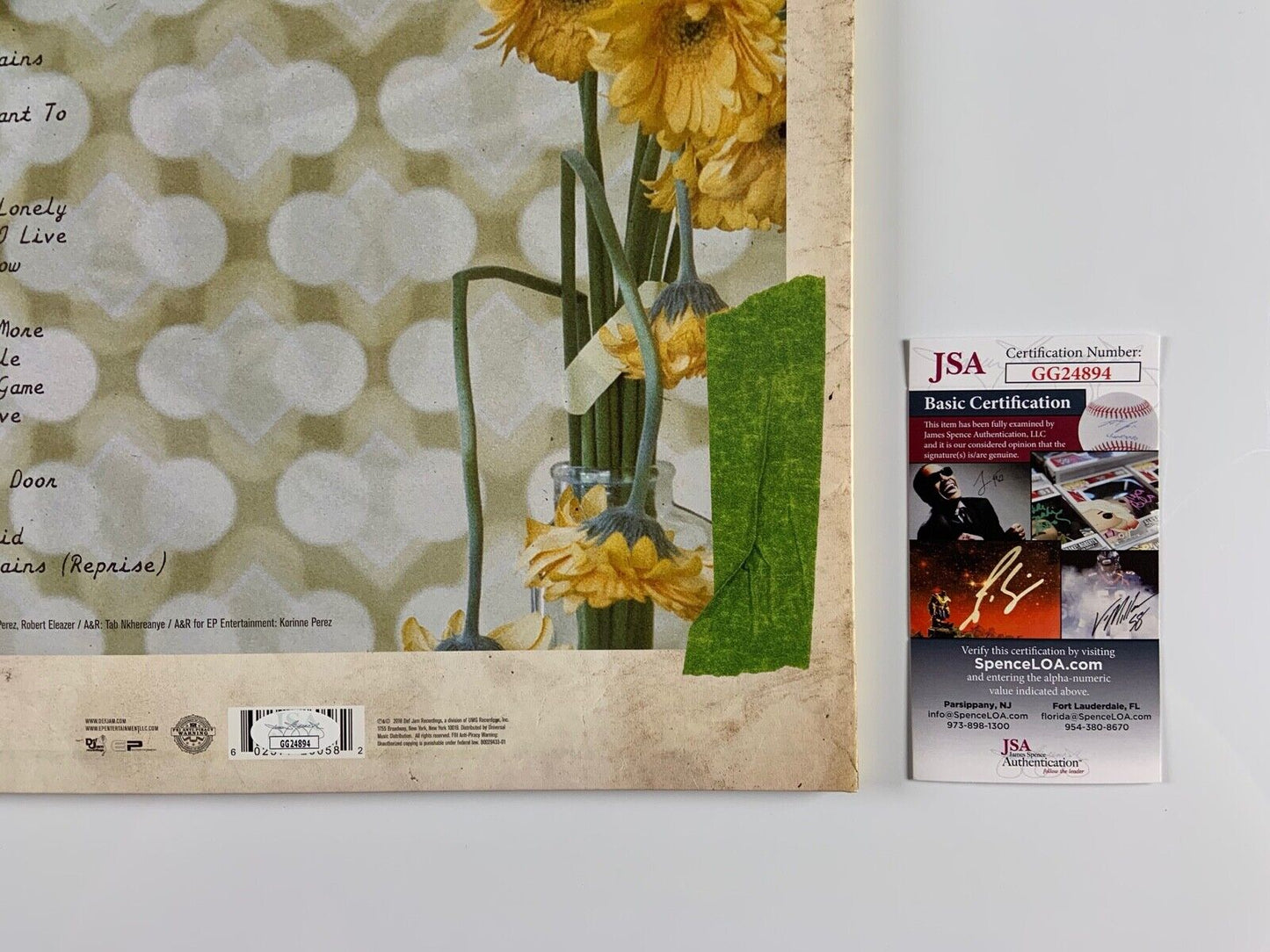 Alessia Cara Signed JSA Autograph Signed Album The Pain Of Growing Up Record