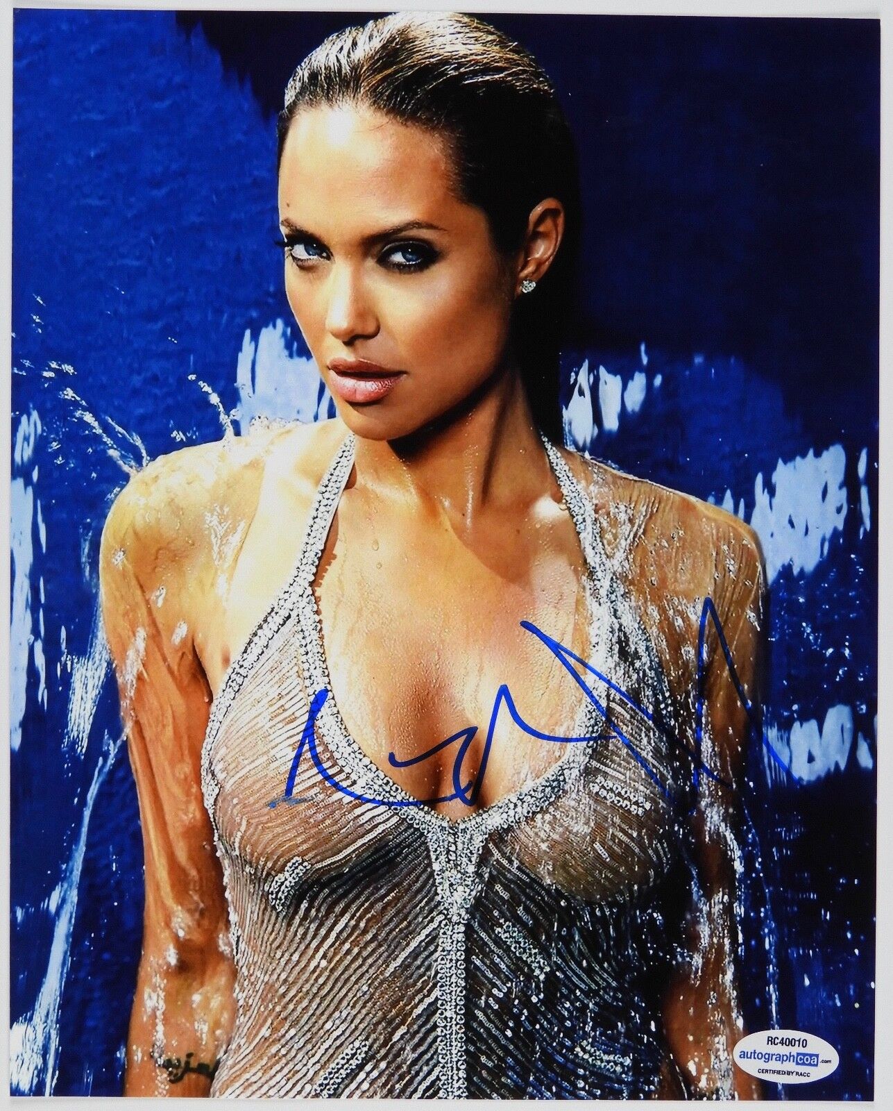 Angelina Jolie Autograph Signed Photo 8 x 10 COA RACC ACOA