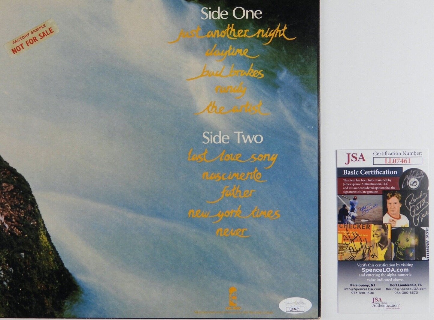 Cat Stevens JSA Signed Autograph Album Record Vinyl Back To Earth