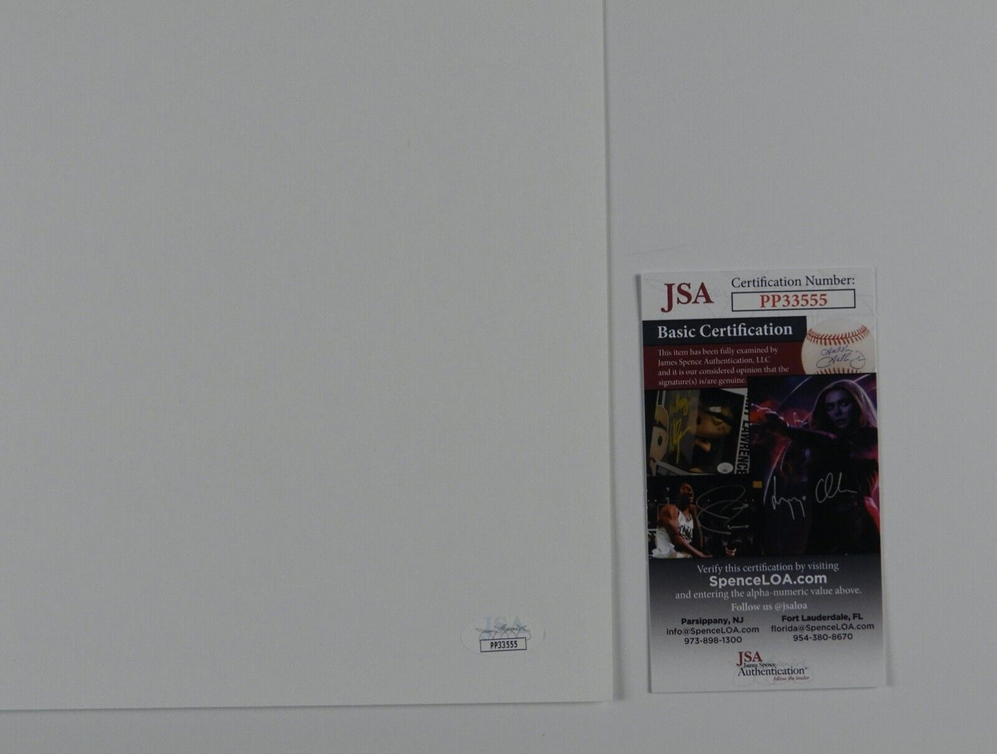 Bishop Briggs JSA Signed Autograph 12" x 12" Lithograph Album Flat