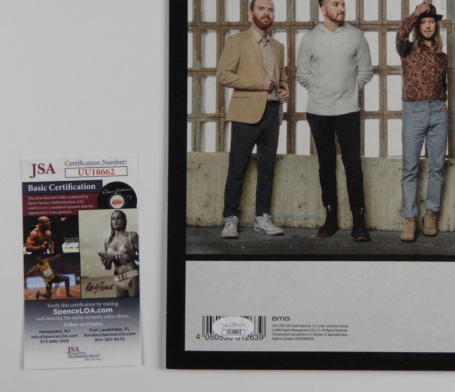 Moon Taxi Signed Autograph JSA Vinyl Record Album Fully Signed Silver Dream