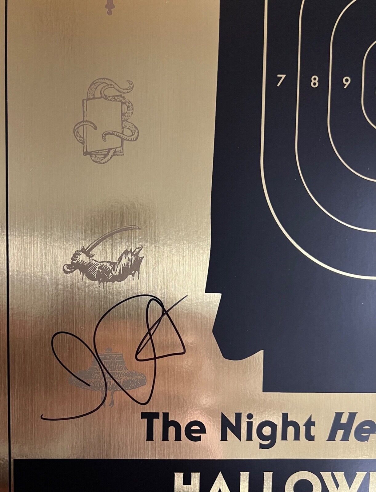 John Carpenter Live JSA Signed Autographed Halloween Lithograph Poster