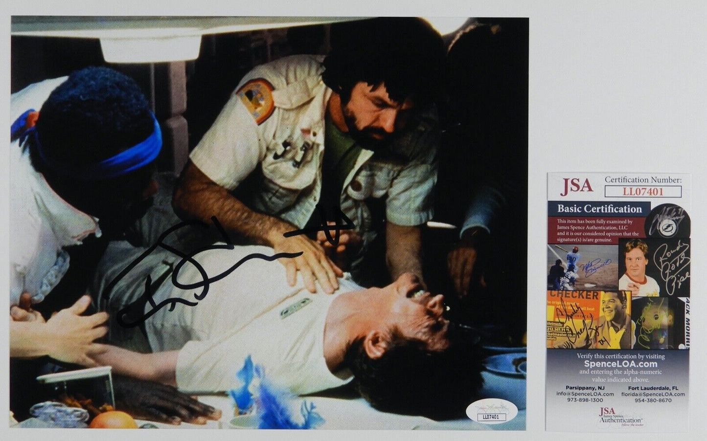 Tom Skerritt JSA Alien JSA Autograph Signed Photo 8 x 10