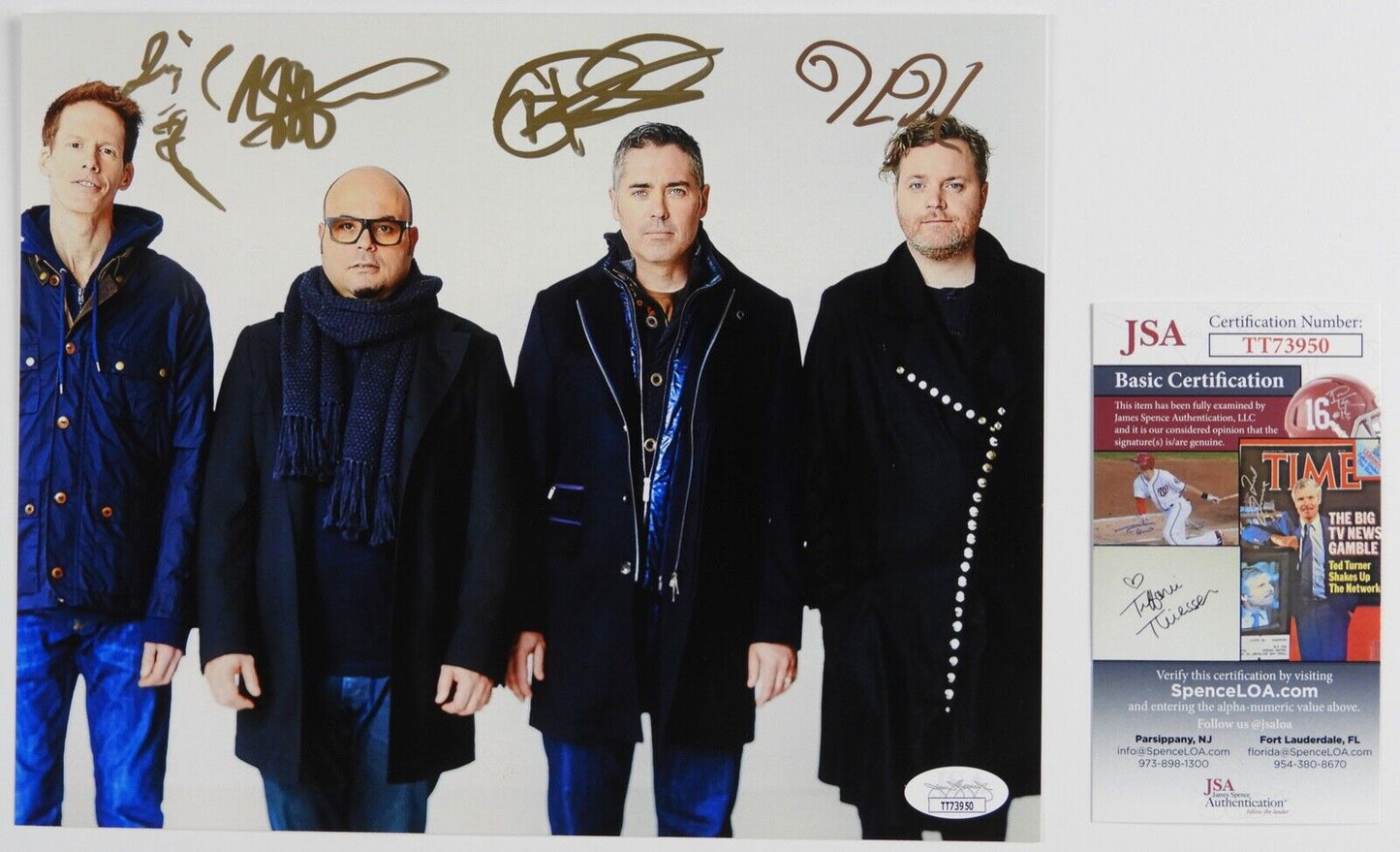 Barenaked Ladies JSA Signed Autograph Photo Ed Robertson Jim Creeggan +