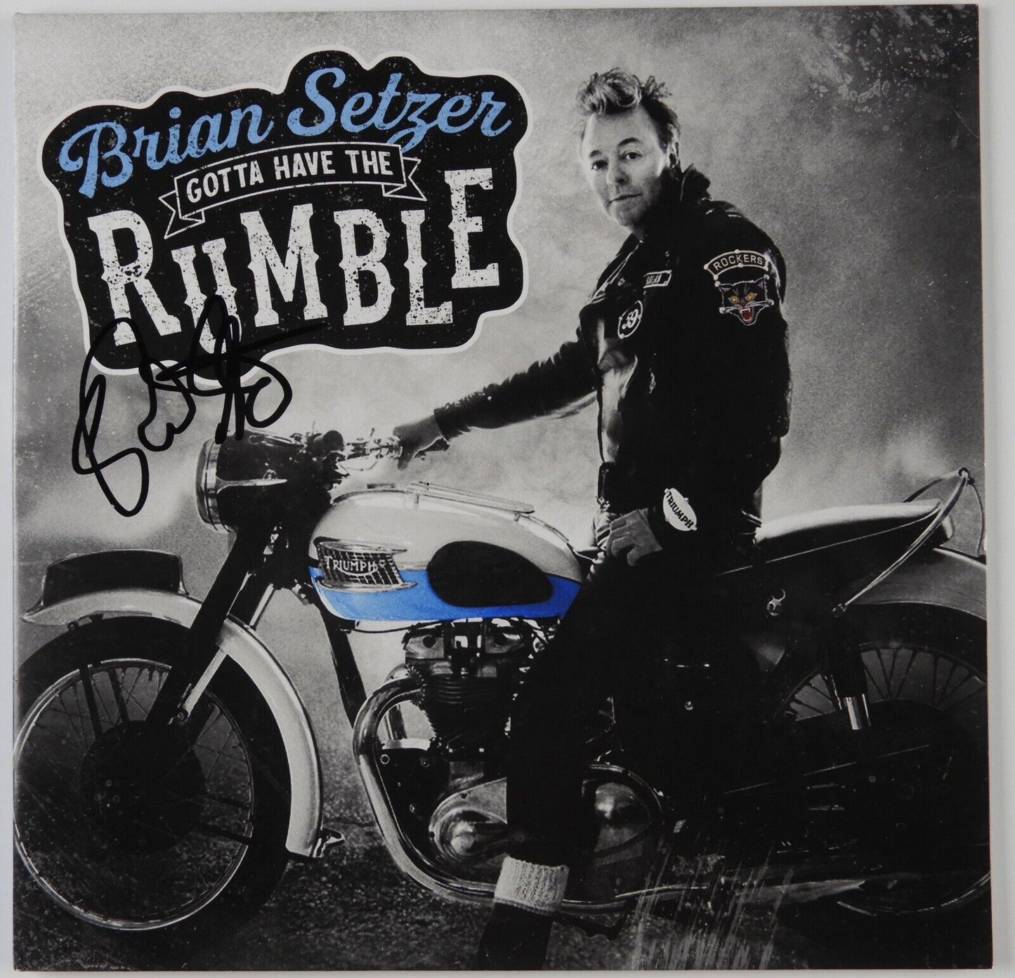 Brian Setzer JSA Signed Autograph Record Vinyl Gotta Have The Rumble Stray Cats