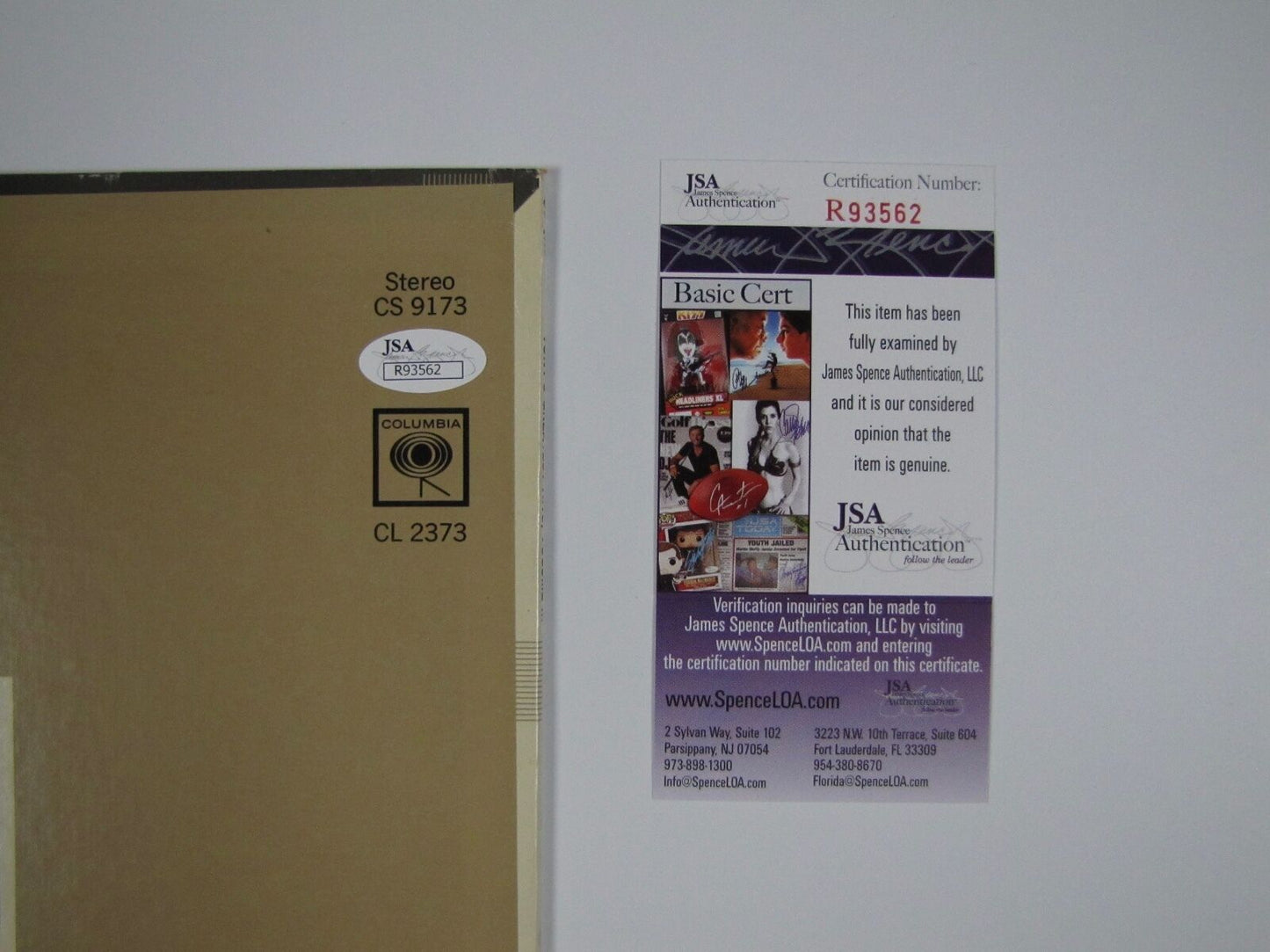 Tony Bennett Greatest Hits III Signed Autograph Record Album JSA Vinyl