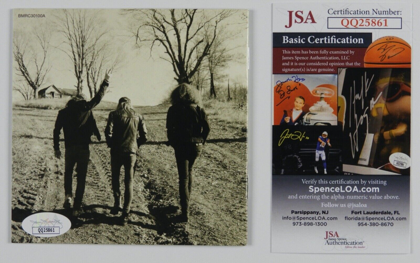 The Cadillac Three JSA signed autograph CD Cover Bury Me In My Boots