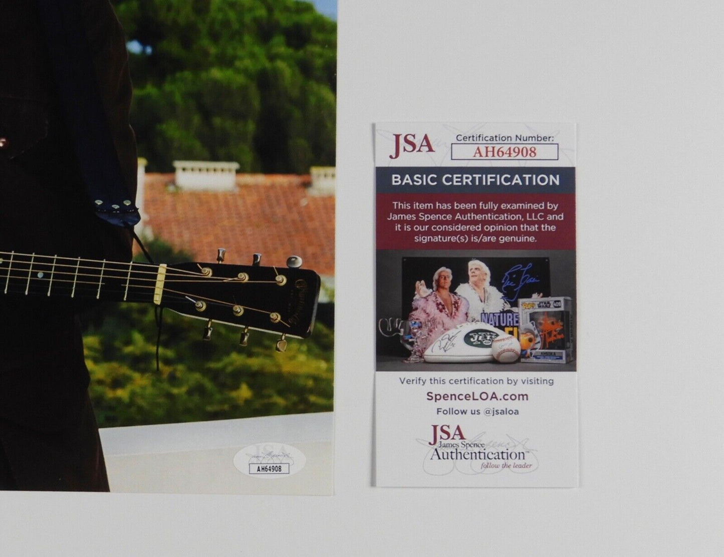 Justin Hayward Lithograph Poster JSA Signed Autograph 11 x 17 The Moody Blues