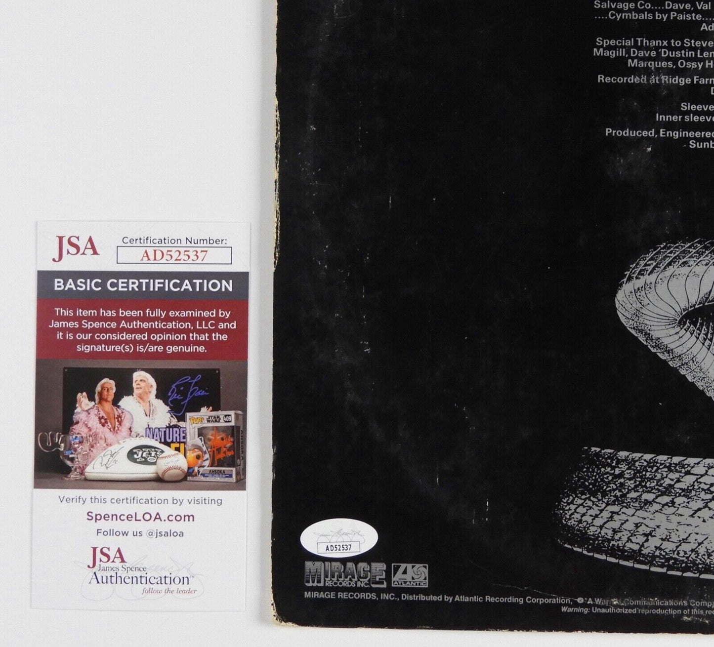 David Coverdale Whitesnake Signed JSA Autograph Album Record Vinyl