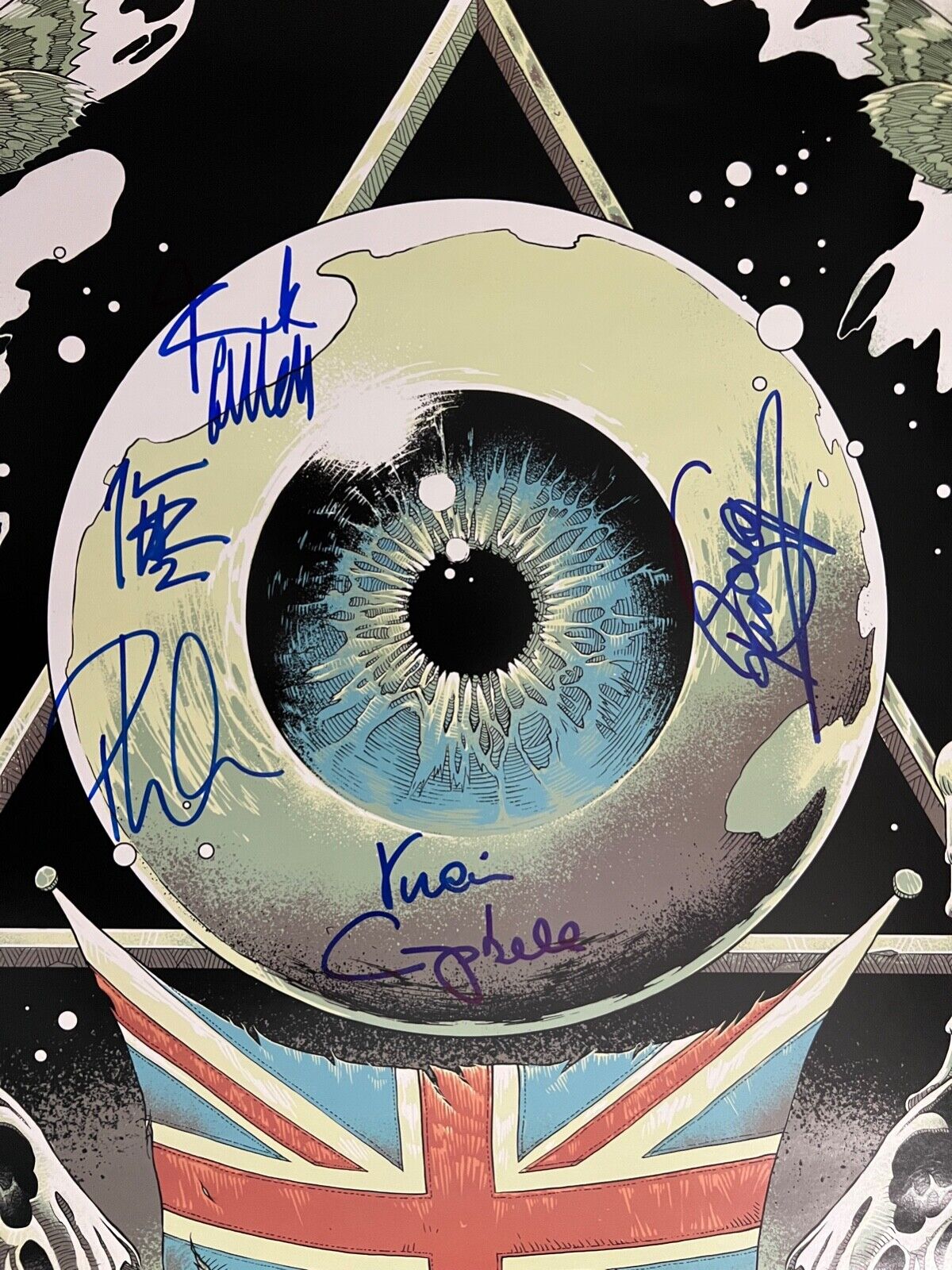 Def Leppard Fully Signed Stadium Tour Lithograph Poster Autograph Epperson REAL