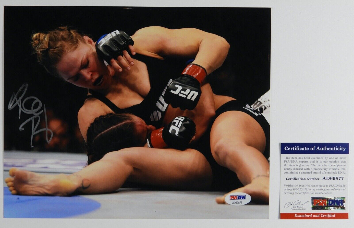 RONDA ROUSEY PSA Signed Autograph 8 x 10 Photo WWE UFC MMA