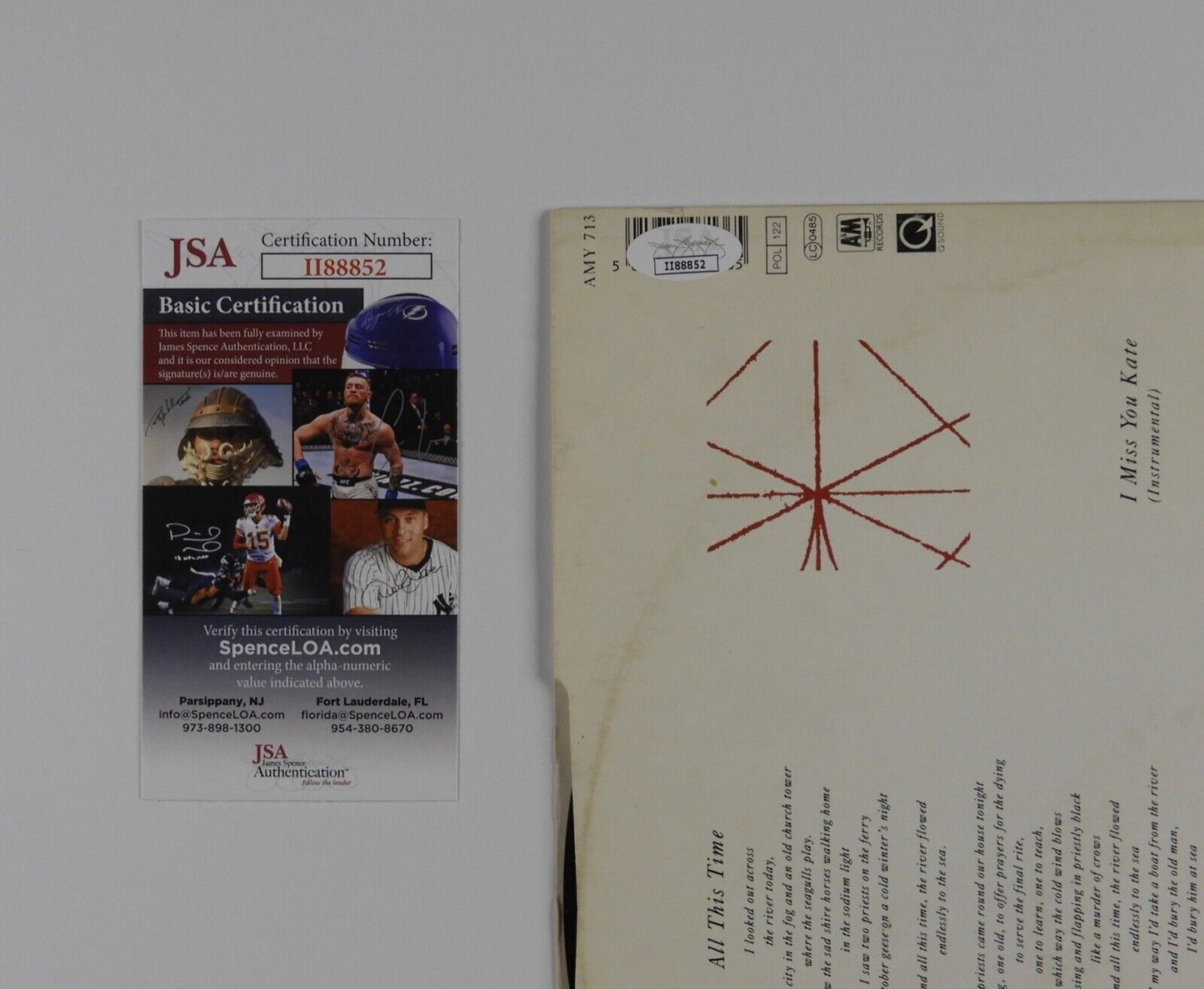 Sting We'll All The Time Signed Autograph Record Album JSA Vinyl Record