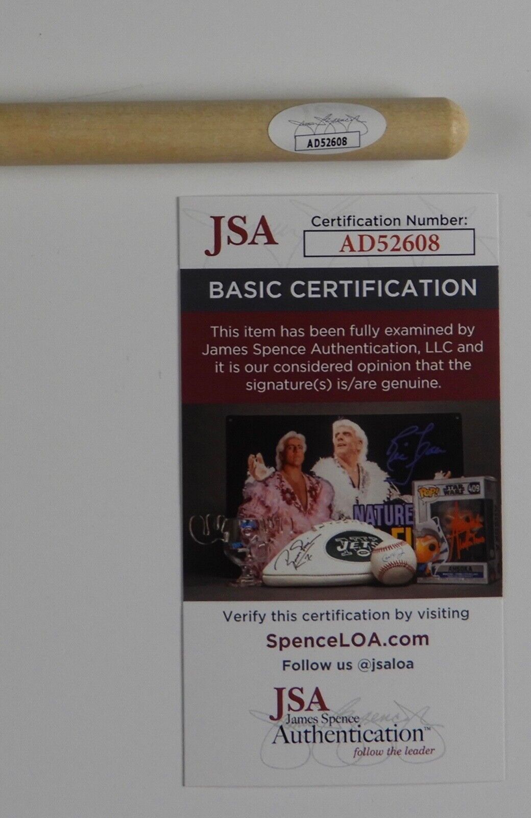 Bill Bruford Promark SD4W JSA Signed Autographed Drumsticks Yes King Crimson