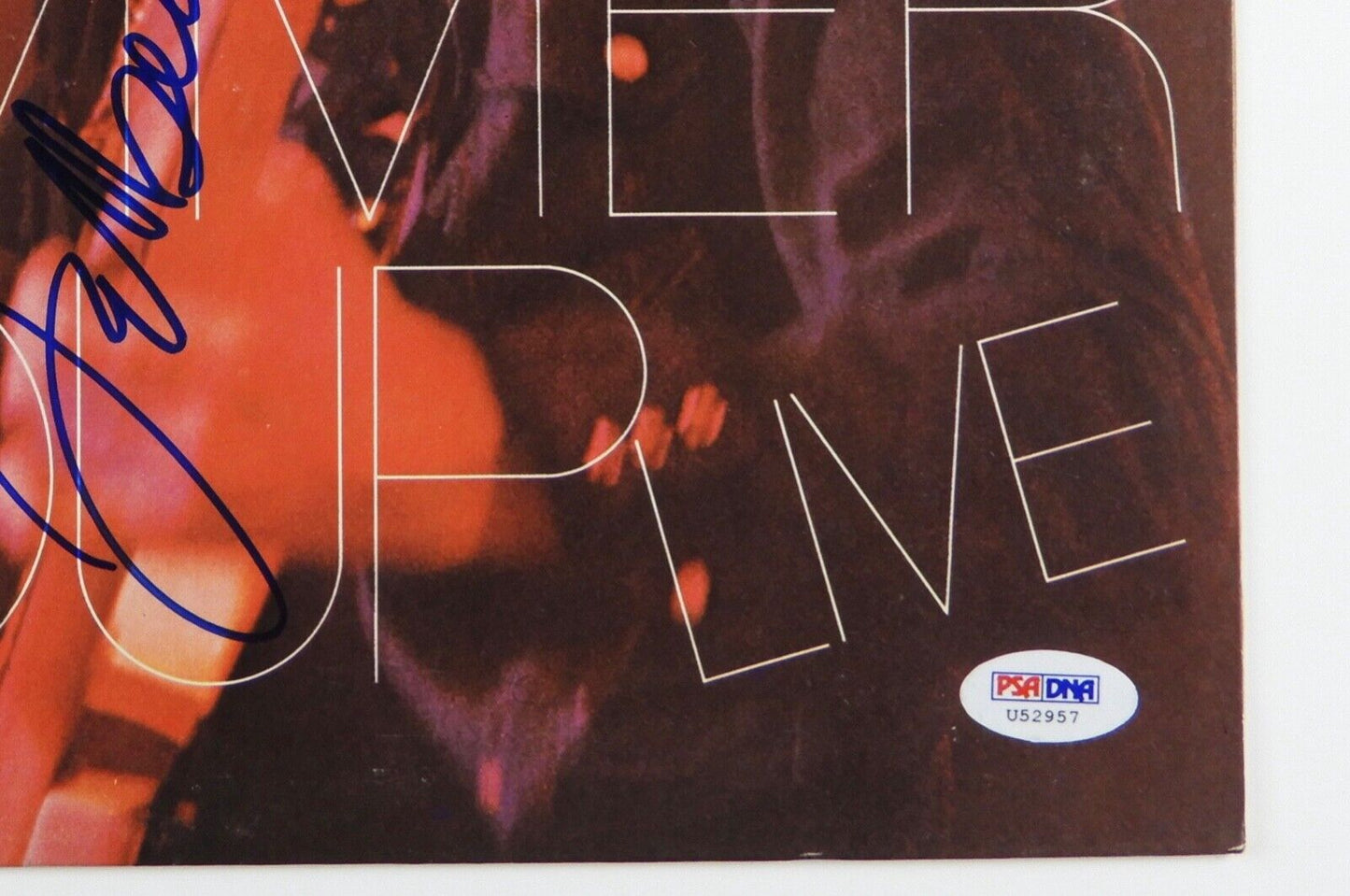 Jeff Beck PSA Signed Autograph Album Vinyl With The Jan Hammer Group Live