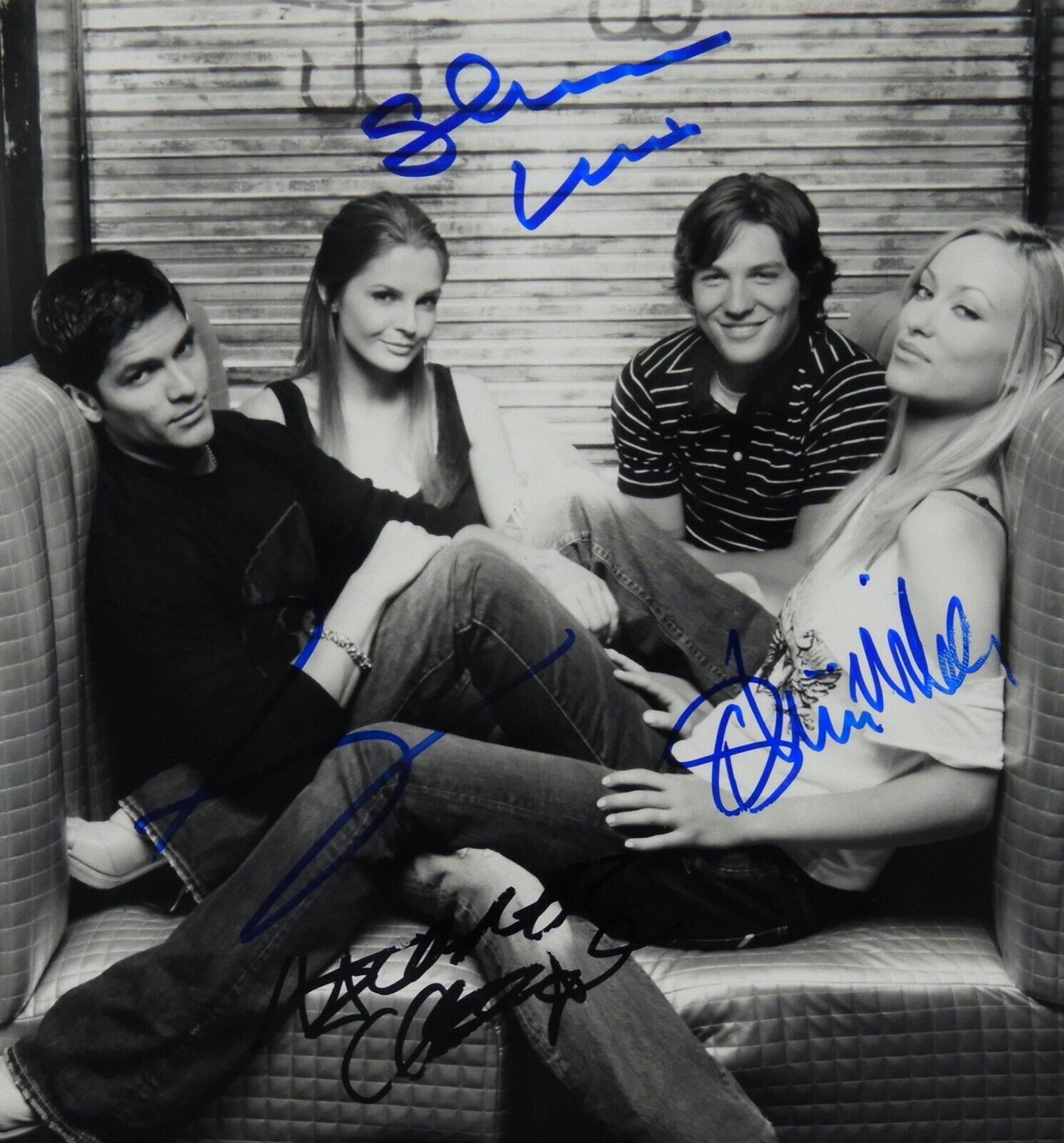 The OC Fully signed Autograph JSA 8 x 10 Signed Olivia Wilde Micheal Cassidy +