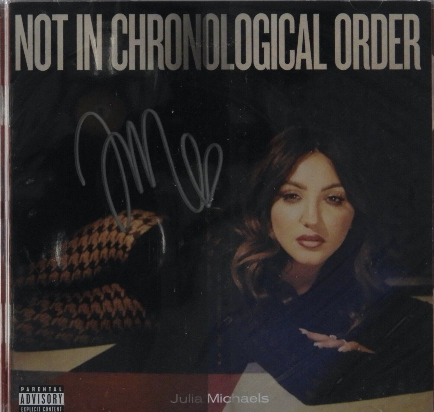 Julia Michaels Signed Autograph Not In Chronological CD Booklet Still Sealed