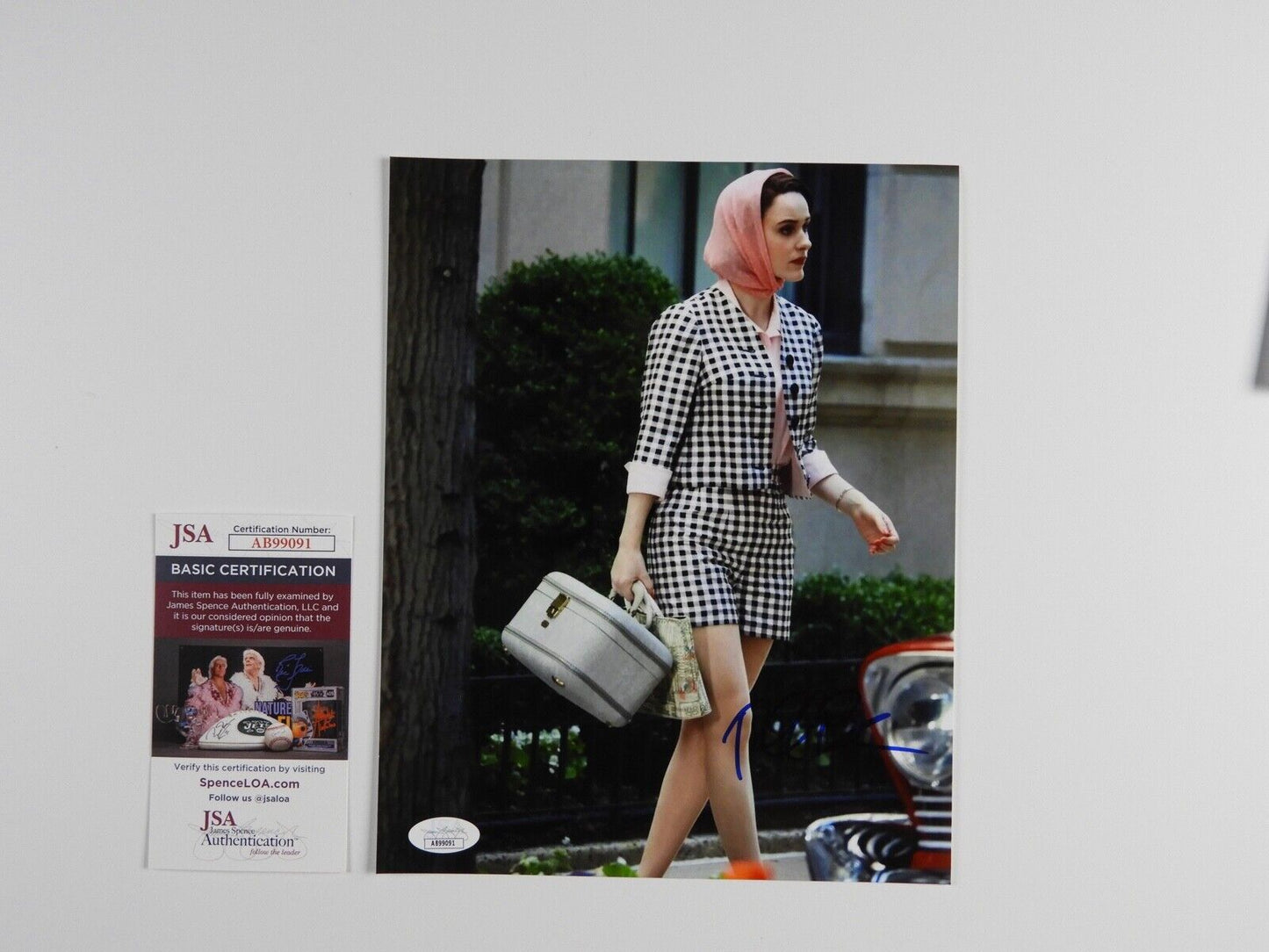 Rachel Brosnahan JSA Signed Autograph Photo 8 x 10 The Marvelous Mrs. Maisel