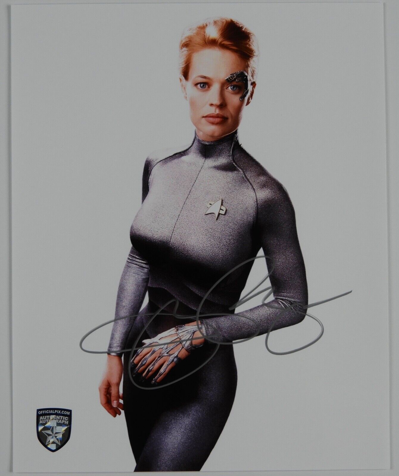 Jeri Ryan Signed Autograph JSA Star Trek 8 x 10 7 of 9 Picard
