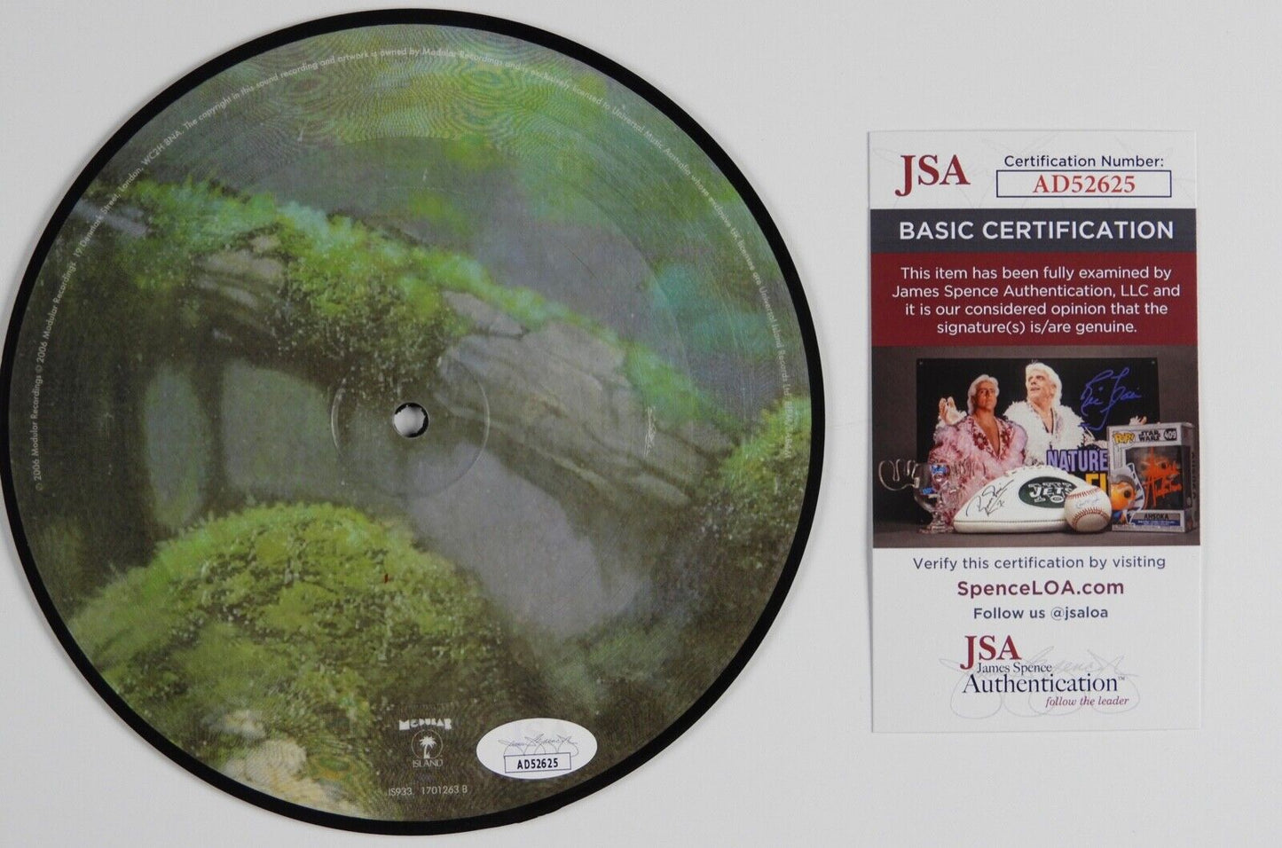 Andrew Stockdale Wolfmother Signed Autograph 45 JSA Vinyl Record Picture Disc