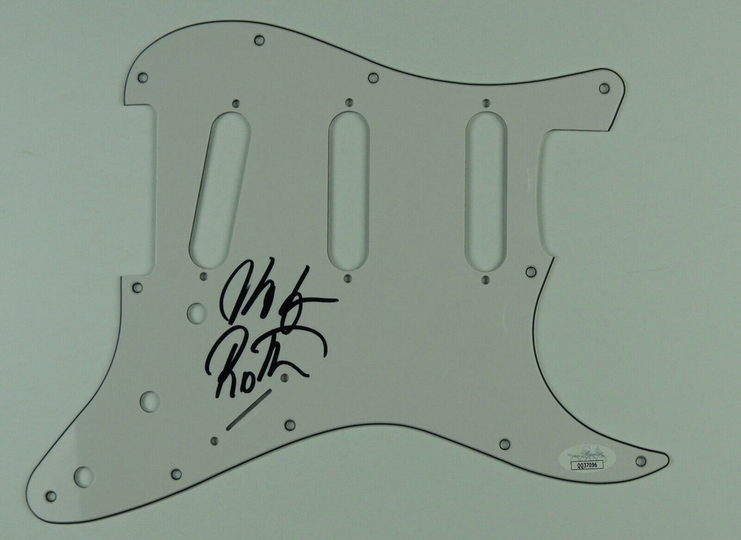 Uli Jon Roth Stratocaster Guard Signed Autograph JSA COA Scorpions