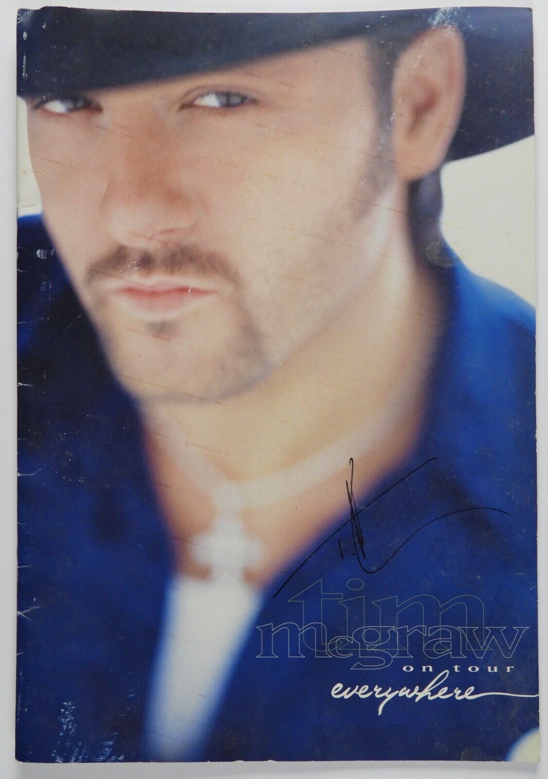 Tim McGraw JSA Signed Autograph Tour Program