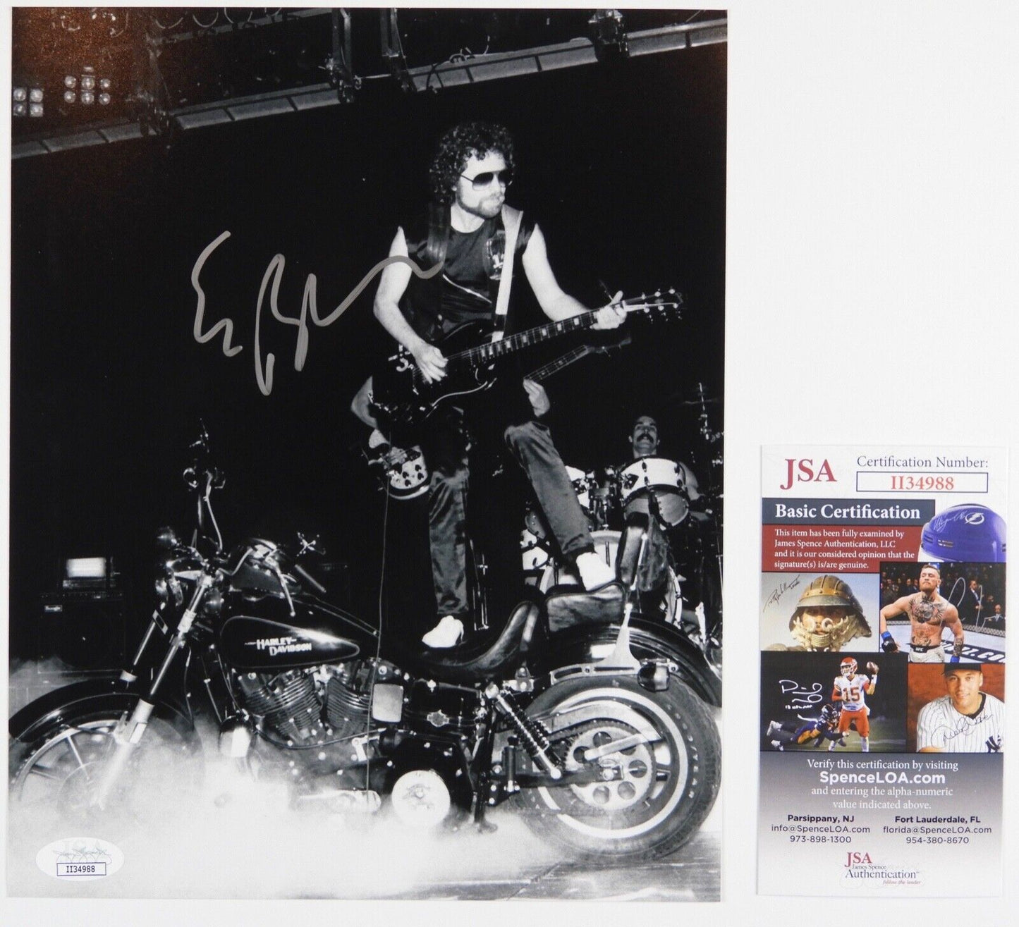 Eric Bloom Autograph JSA 8 x 10 Signed Photo Blue Oyster Cult