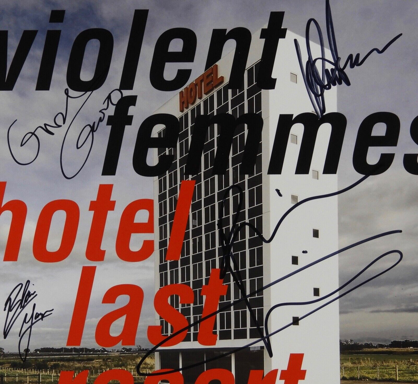 Violent Femmes JSA Fully Signed Autograph Record Album Hotel Last Resort