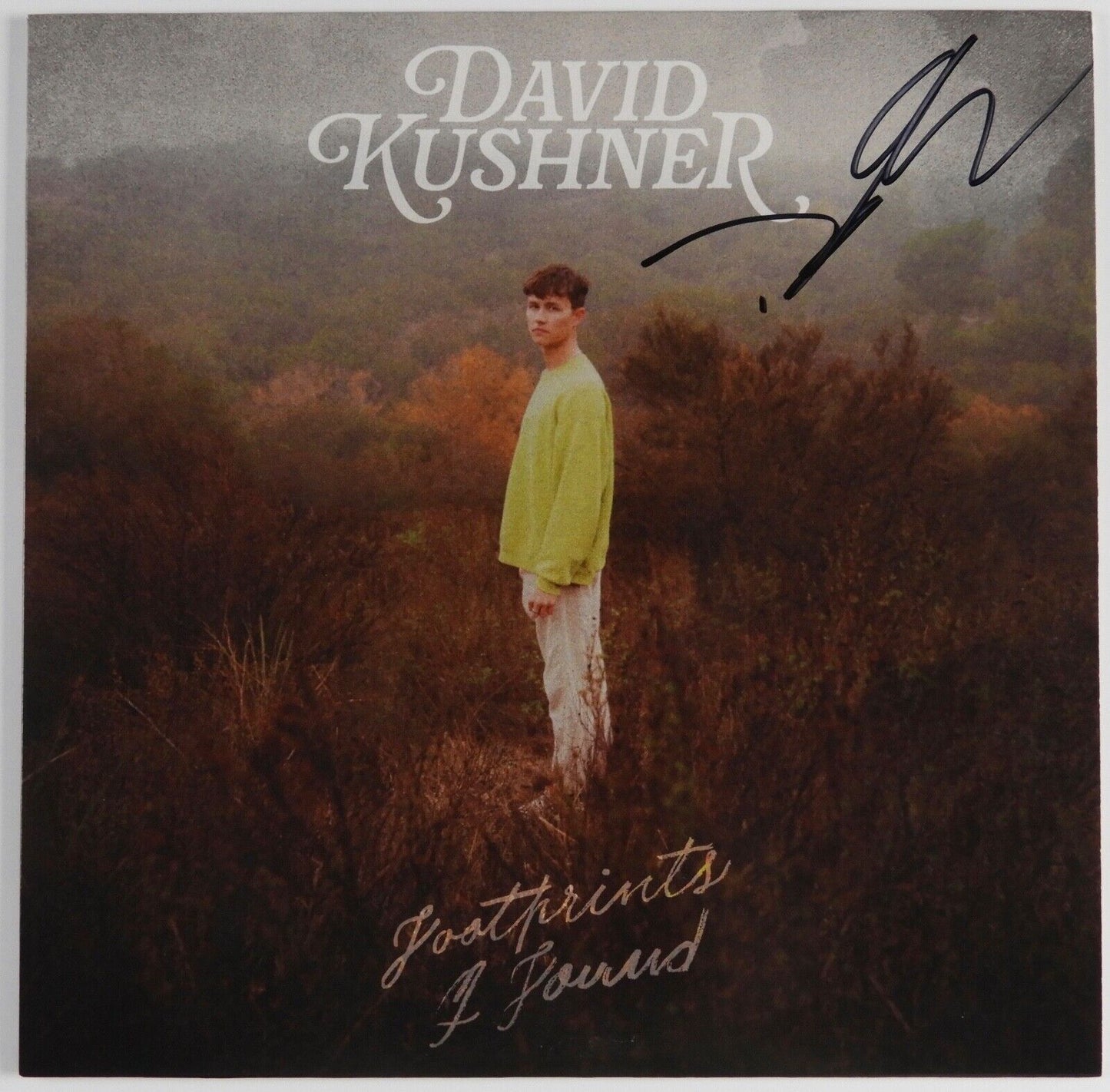 David Kushner Signed Autograph Record Album Footprints I Found Colored Vinyl
