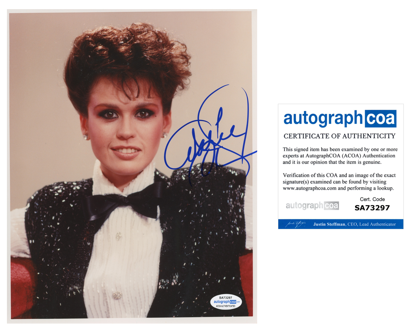 Marie Osmond Signed ACOA Signed Autograph 8 x 10 Photo
