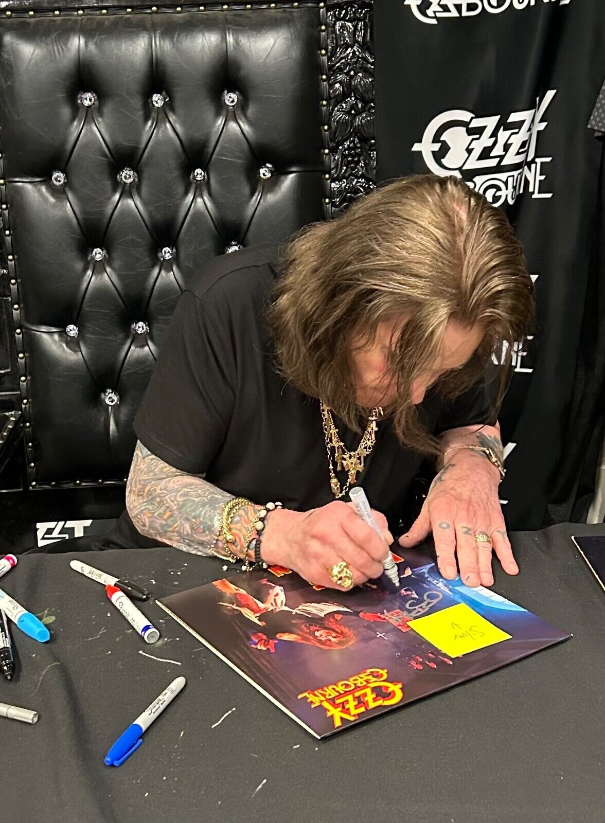 Ozzy Osbourne JSA Autograph Signed Album Diary Of A Madman