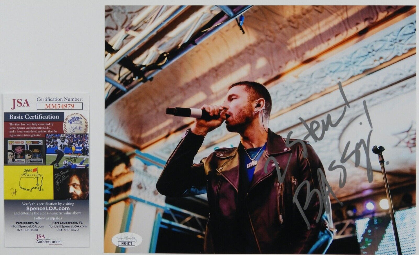 Marc E. Bassy Autograph JSA 8 x 10 Signed Photo