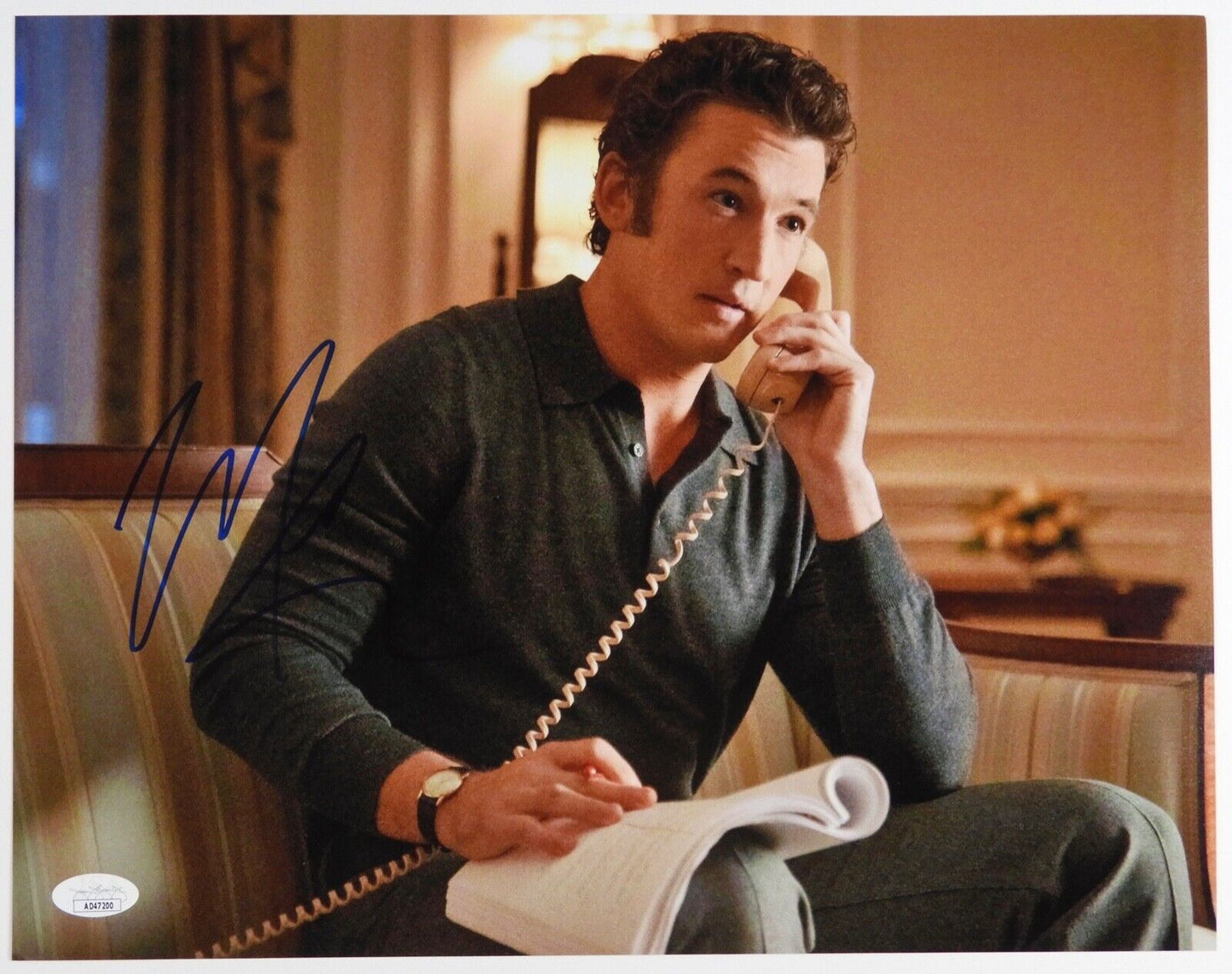Miles Teller JSA Signed Autograph Photo 11 x 14