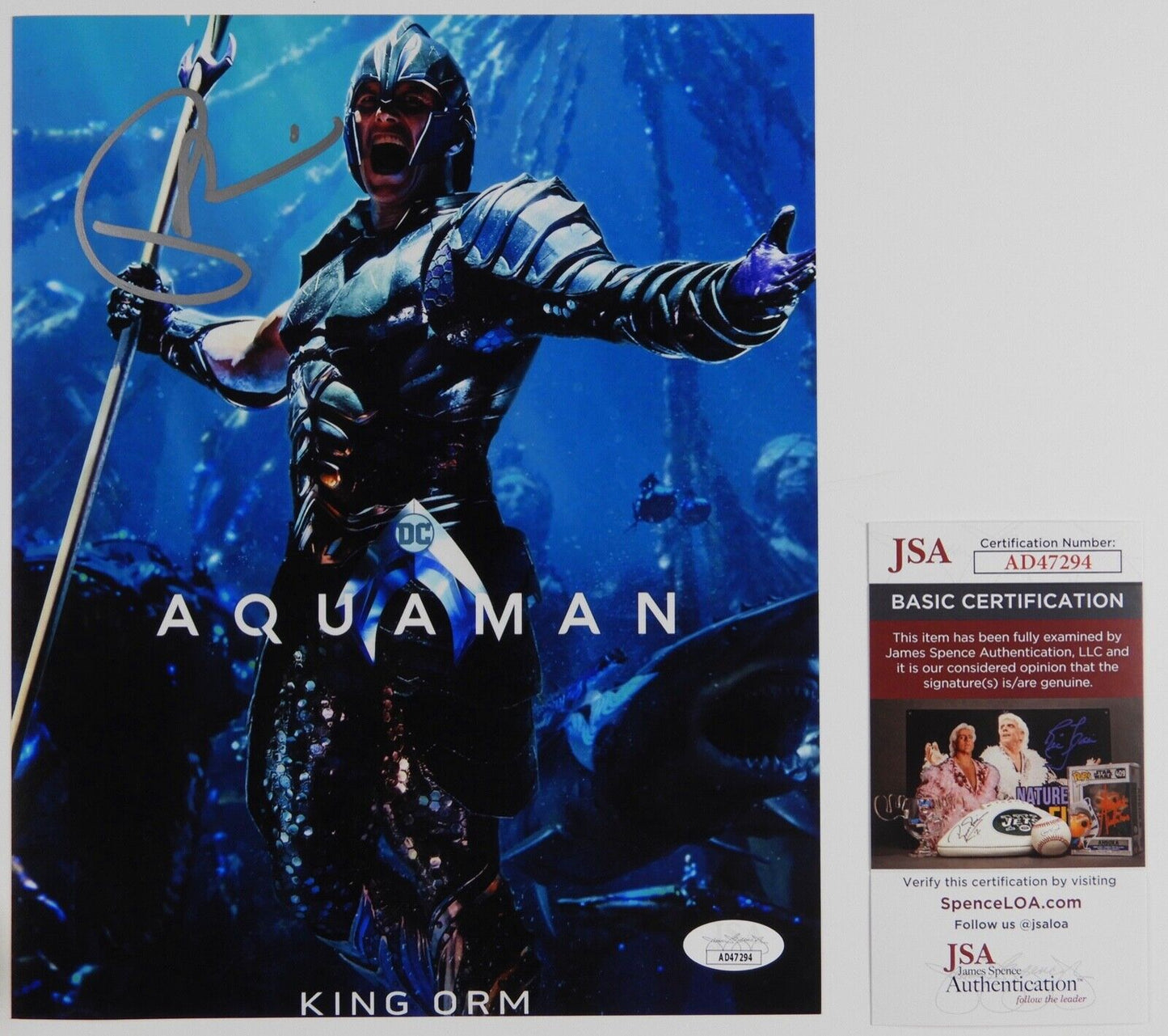 Patrick Wilson JSA Signed Autograph 8 x 10 Aquaman King Orm