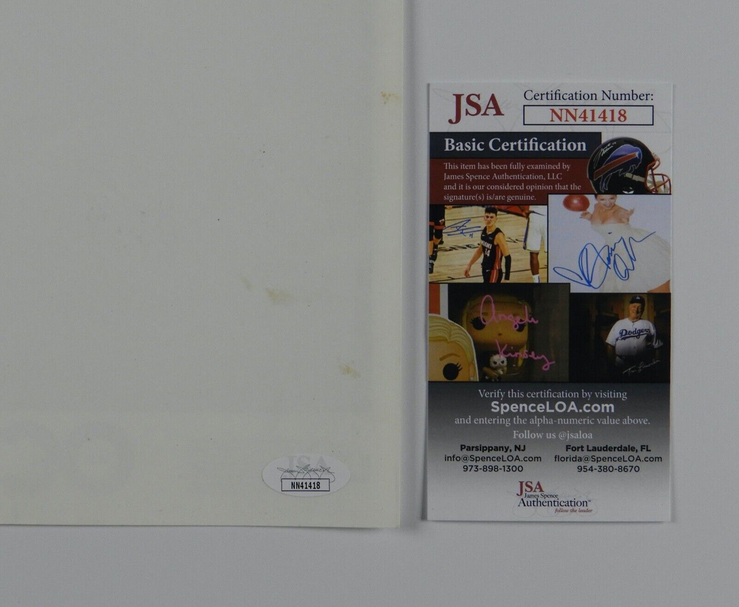 The OC Fully signed Autograph JSA 8 x 10 Signed Olivia Wilde Micheal Cassidy +