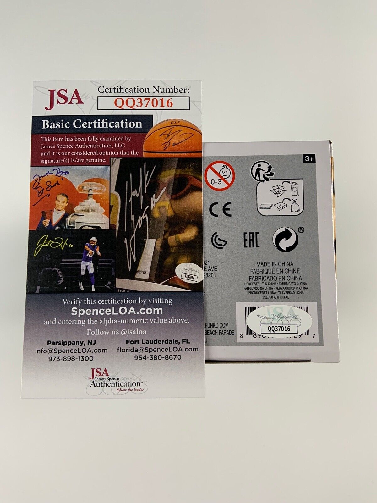 Bret Michaels Poison JSA COA Signed Autograph Funko Pop 207