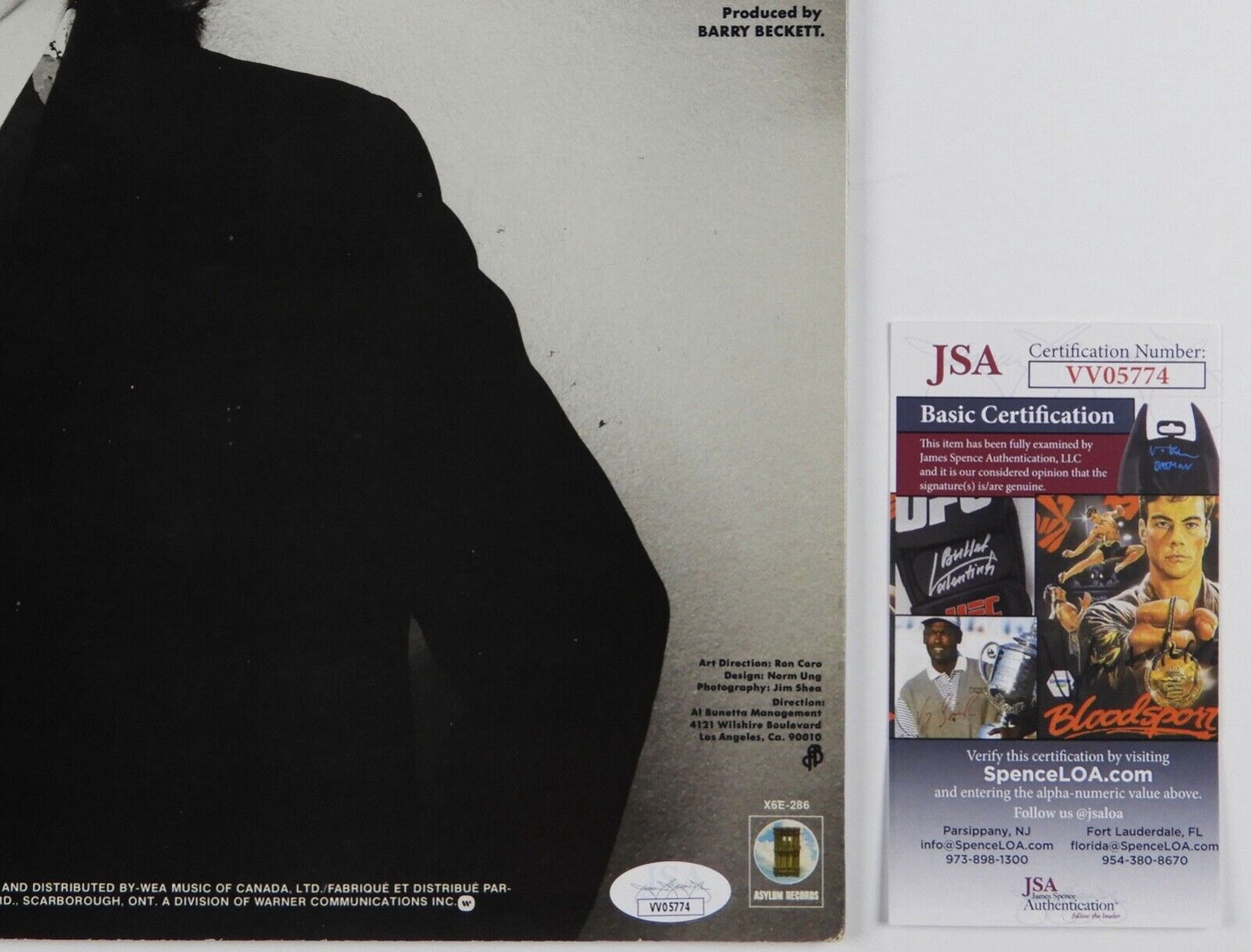 John Prine JSA Signed Autograph Album Record Storm Windows
