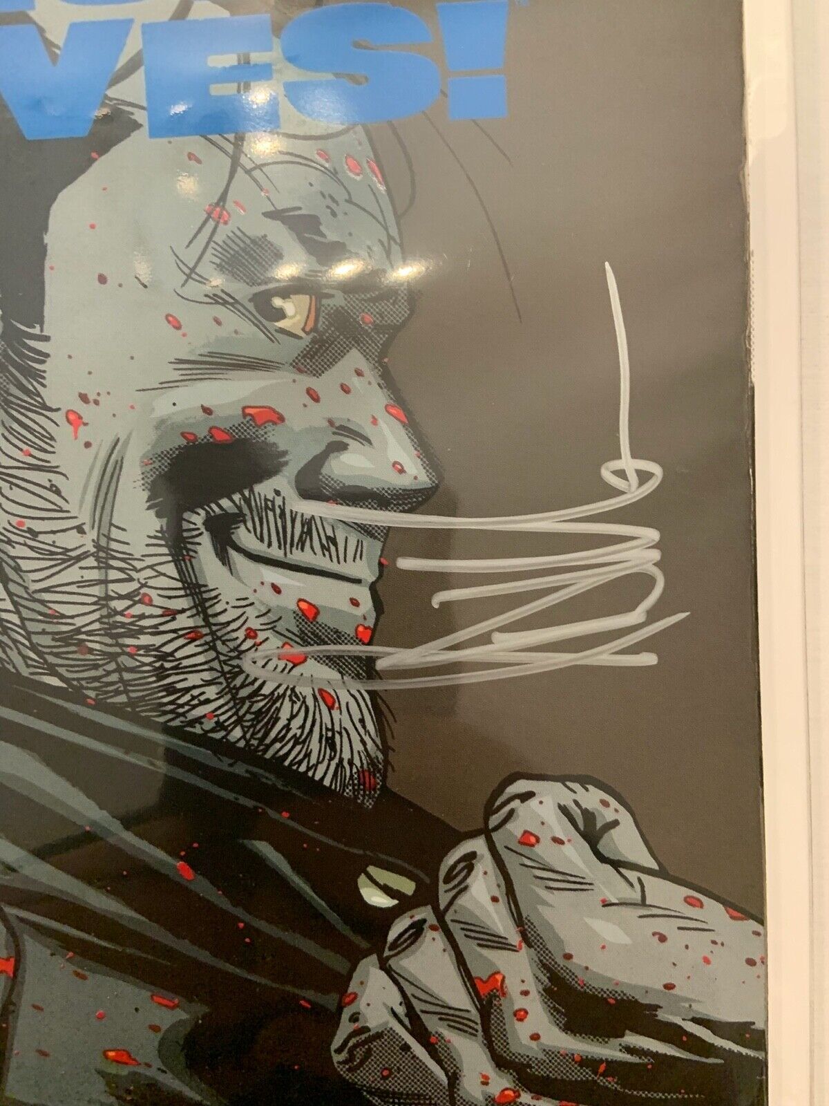 Jeffrey Dean Morgan Signed Autographed Negan Lives comic book 2nd Printing