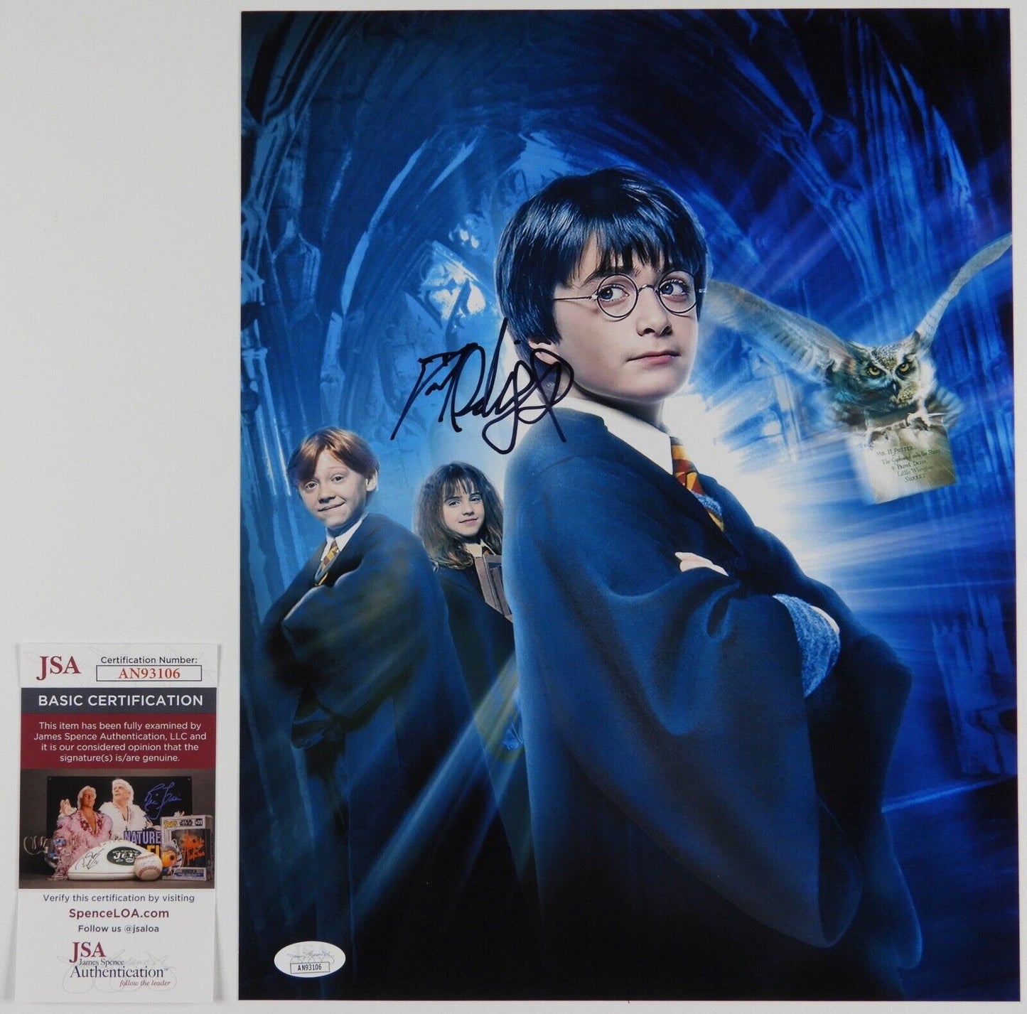 Daniel Radcliffe JSA Signed Autograph 11x14 Photo Harry Potter