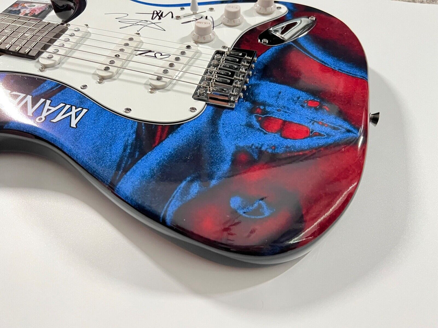 Maneskin JSA Autograph Fully Signed Guitar Stratocaster Damiano David ++