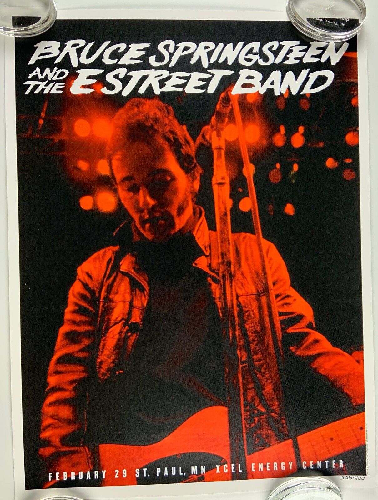 Bruce Springsteen St Paul MN Feb 2016 River Tour #/400 POSTER Lithograph