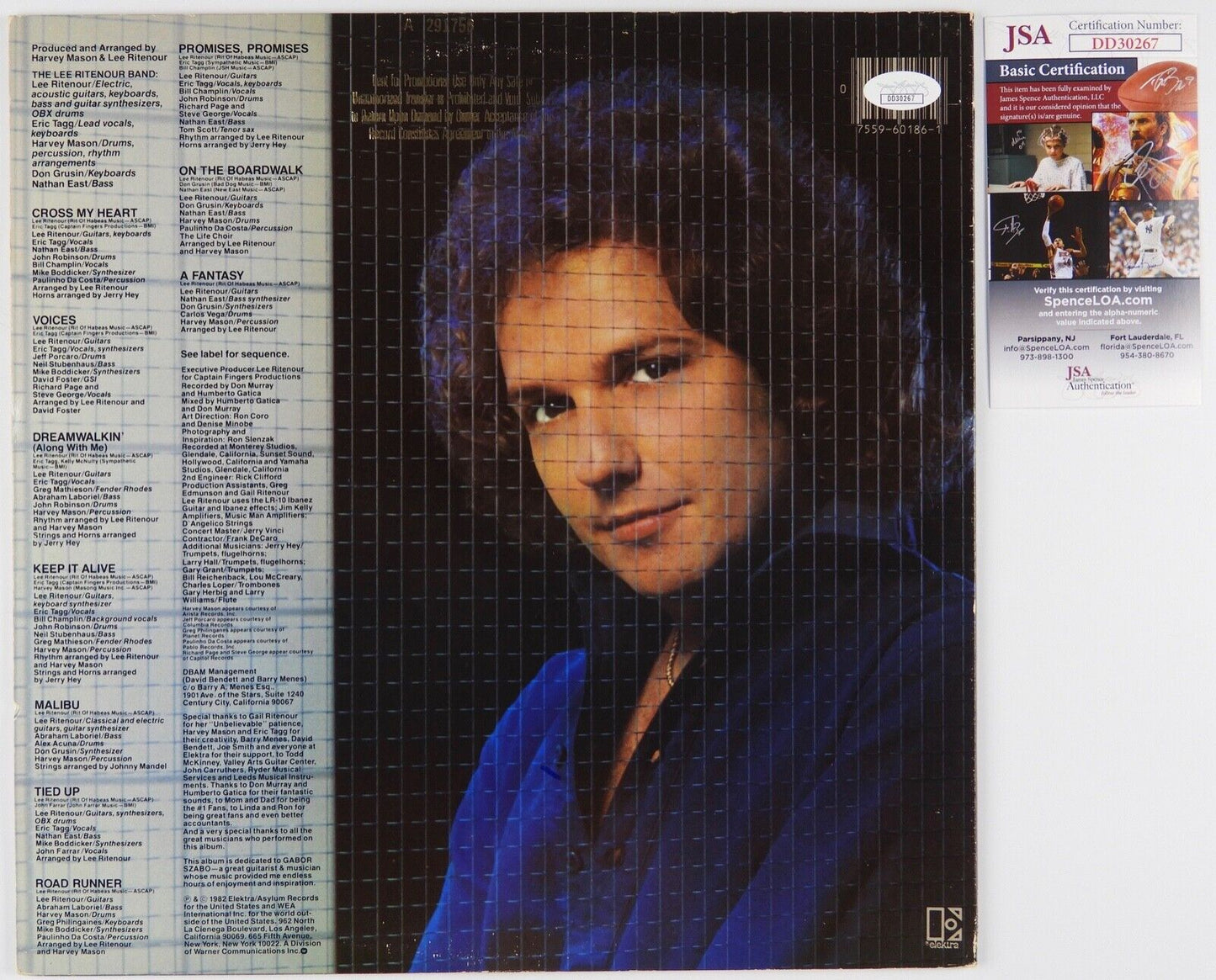Lee Ritenour Signed Autograph JSA Record Album Vinyl Hit 2
