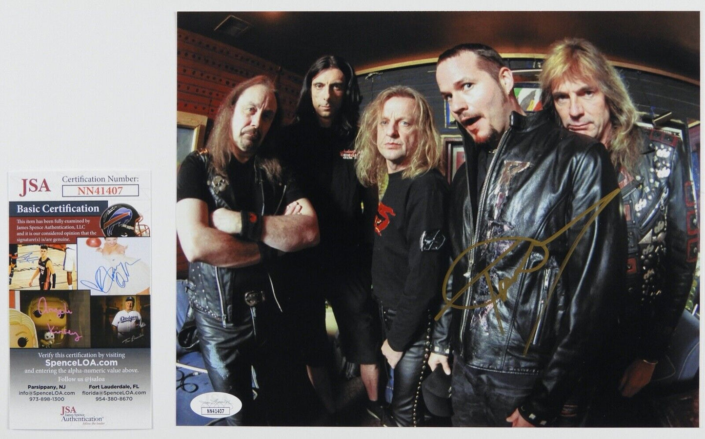 Tim Ripper Owens Judas Priest Signed Autograph JSA COA Photo