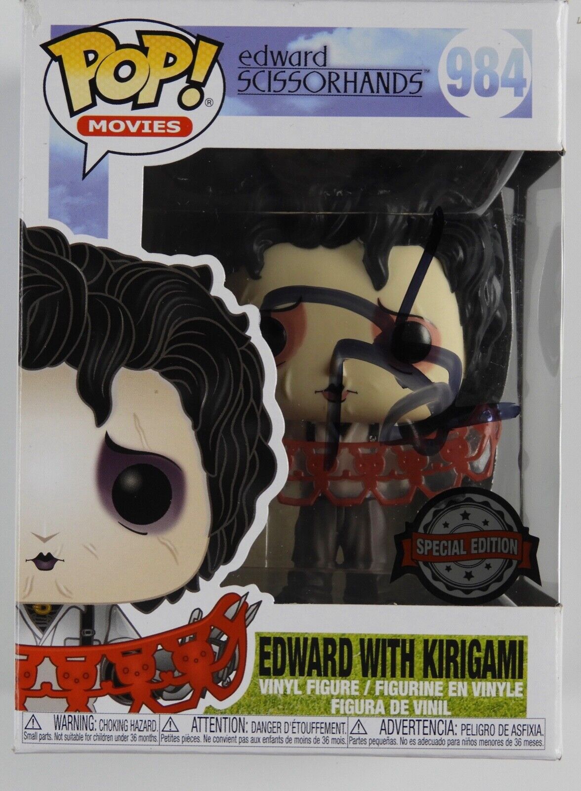 Johnny Depp JSA Signed Autograph Funko Pop 984 Edward Scissorhands #984