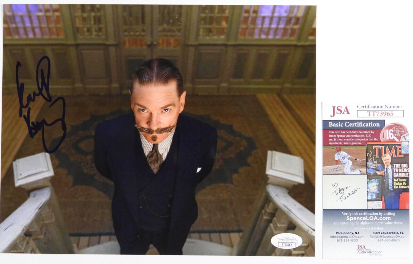 Kenneth Branagh JSA Signed Autograph 8 x 10