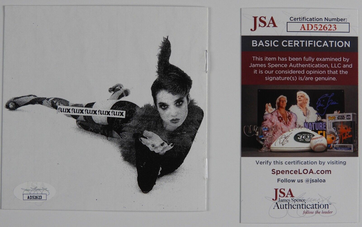 Poppy JSA COA signed autograph CD booklet Comes with full vinyl Flux