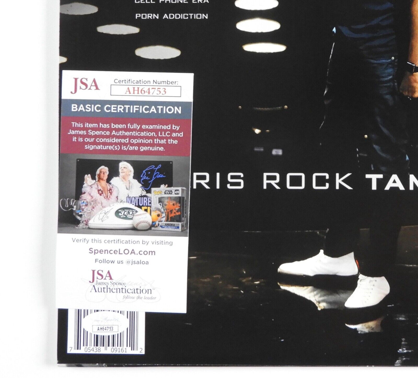 Chris Rock JSA Signed Autograph Record Album Vinyl LP Tamborine
