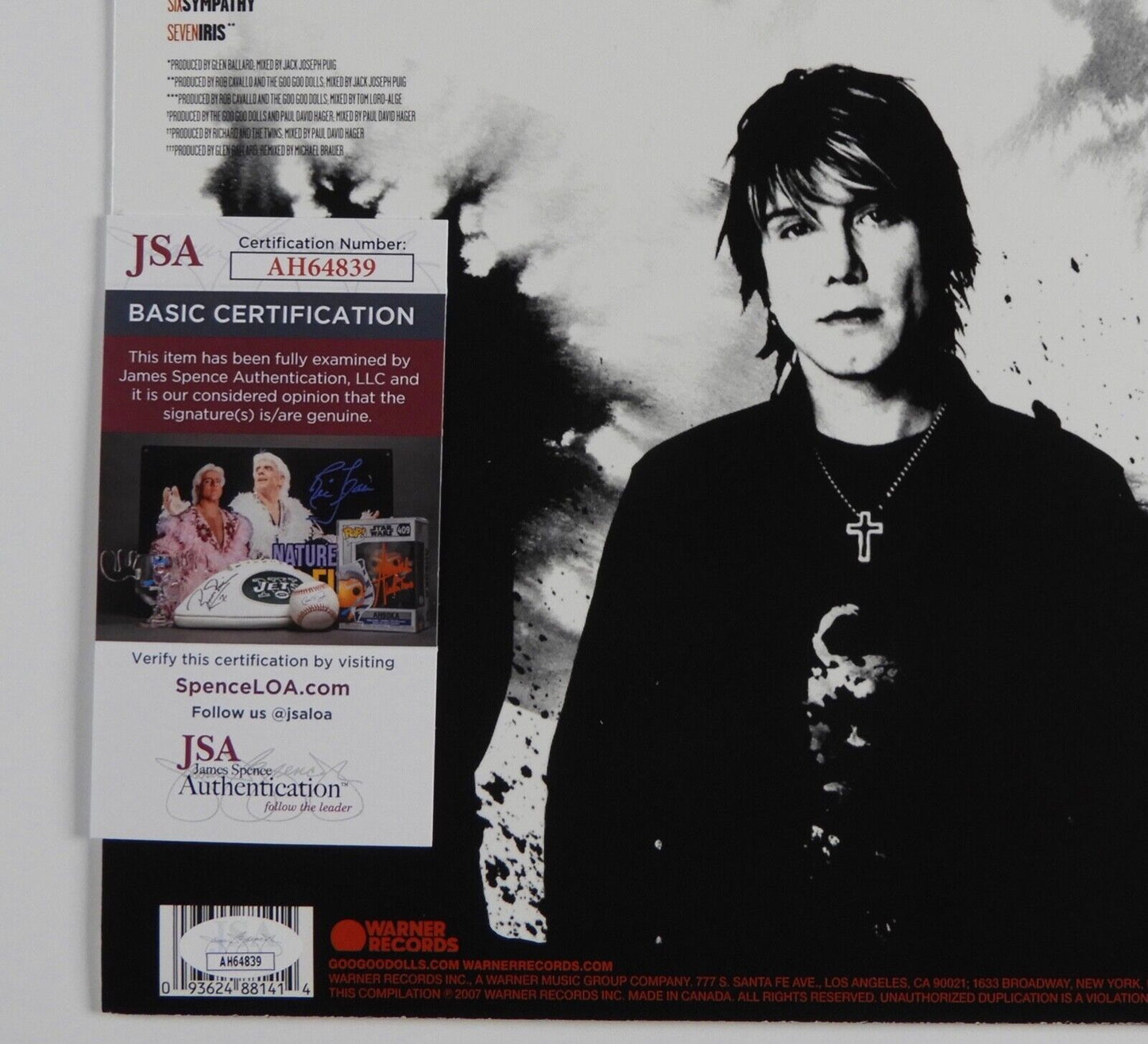 The Goo Goo Dolls JSA Fully Signed Autograph Album Greatest Hits John Rzeznik +