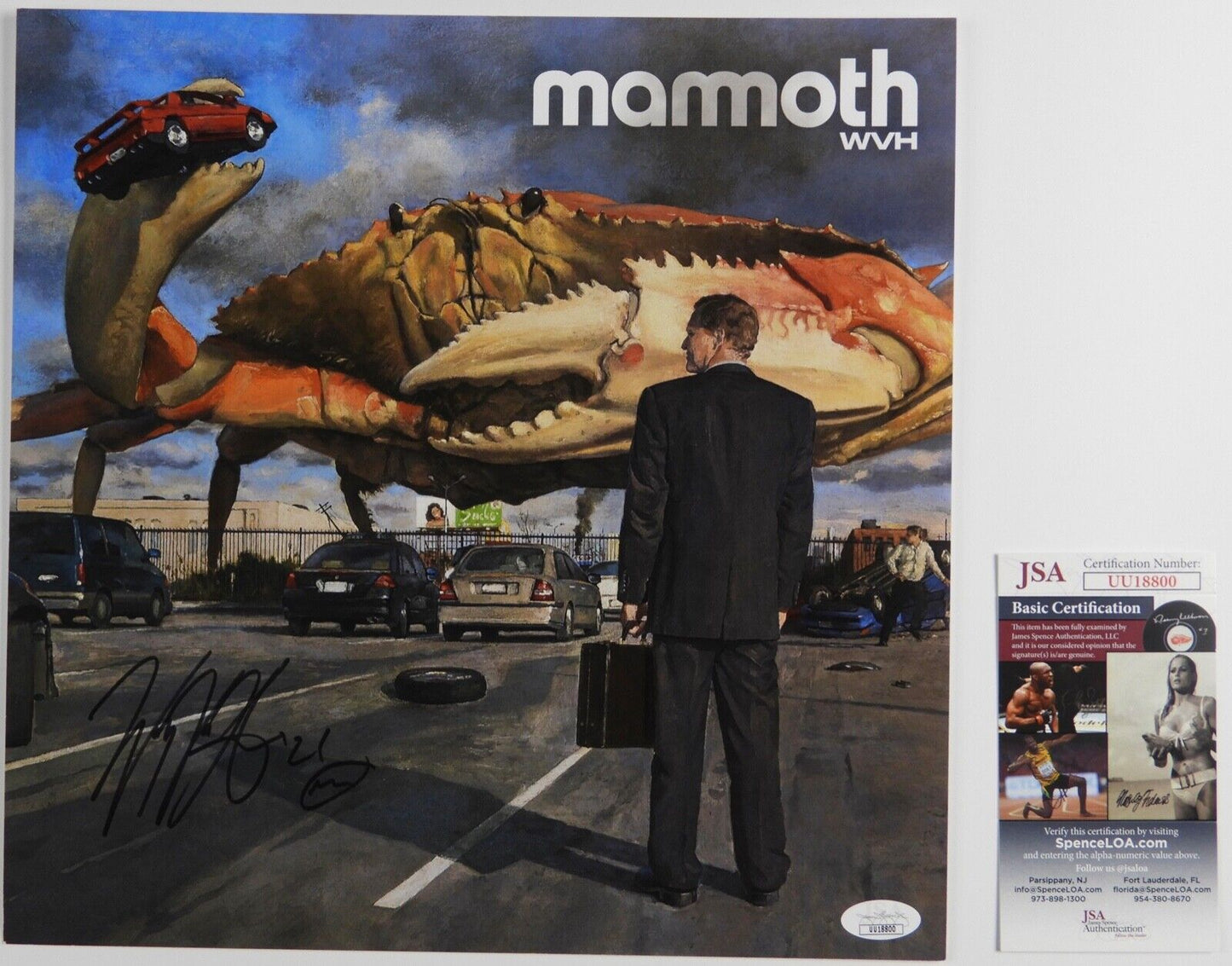 WVH Wolfgang Van Halen JSA Autograph Signed Album Record Mammoth