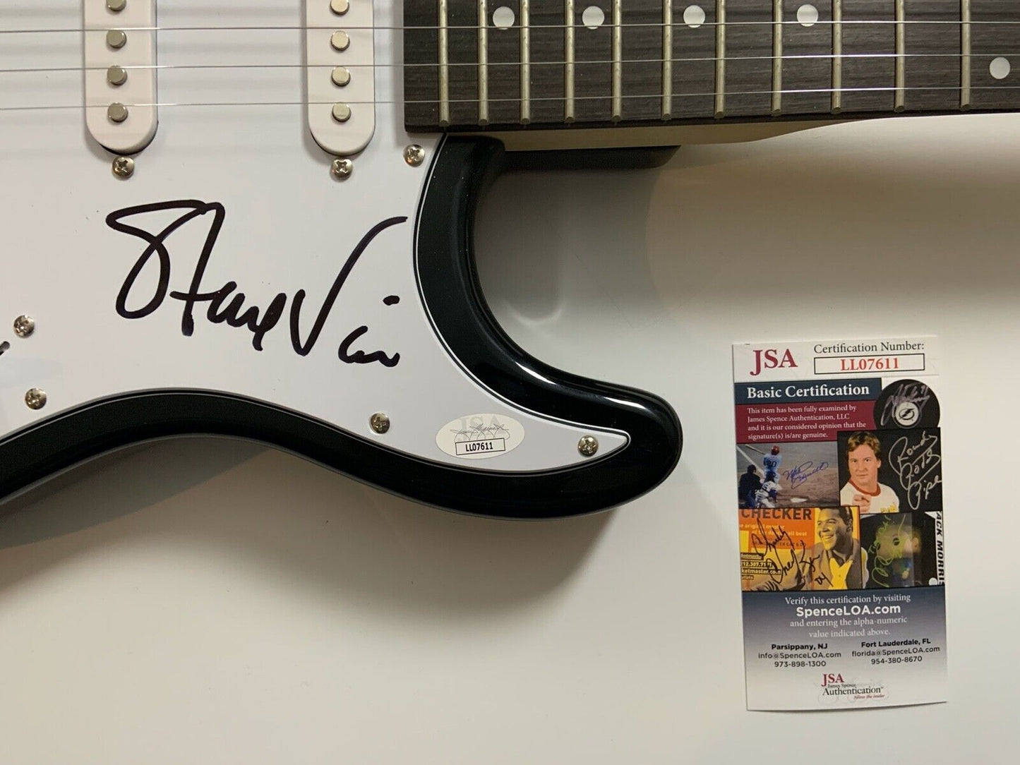 Steve Vai JSA Autograph Signed Guitar Stratocaster